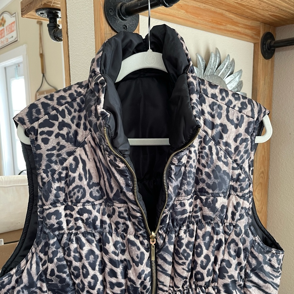 Puff Vest Animal Print